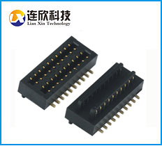 雙槽板對(duì)板公母座連接器0.8MM間距，板對(duì)板連接器貼片廠家